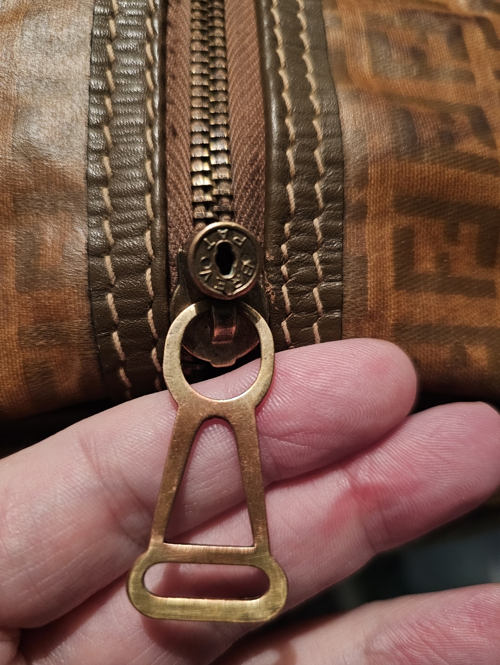 Fendi Duffel *COA Included* Zucca Boston Bag - Picture 8 of 16